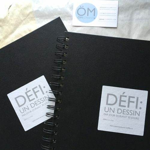 cahier - #Défiundessonparjourdurant30jours de la collection Défi design de ÖMISERANY®